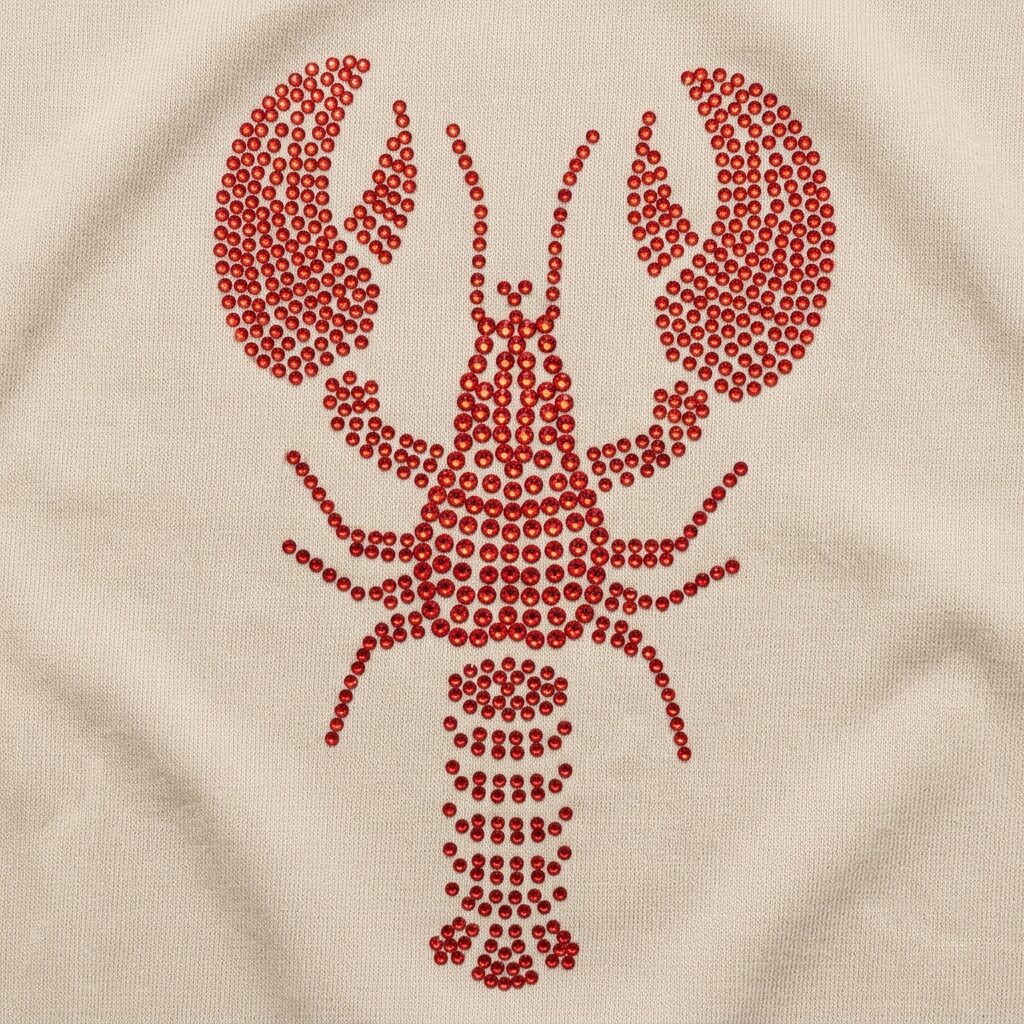 Crab Rhinestone Design