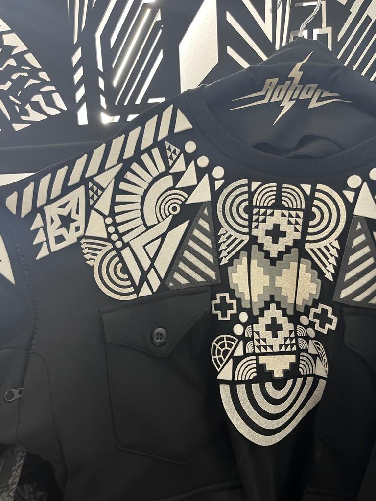 Lazer Cut Design on Shirt