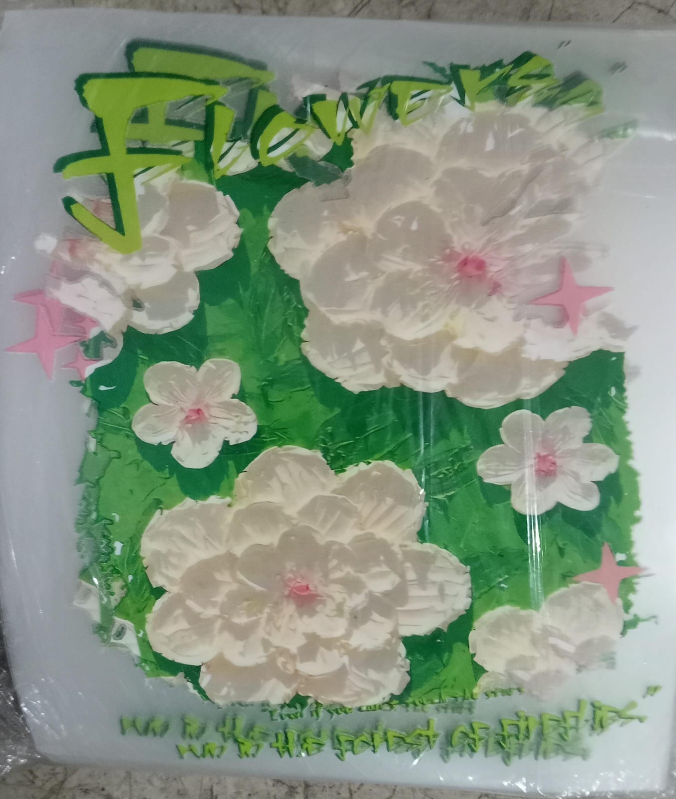 Flower Puff Sticker