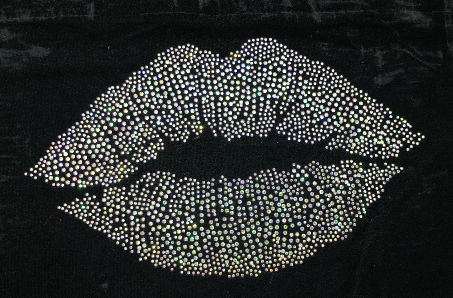 Mouth Rhinestone Design