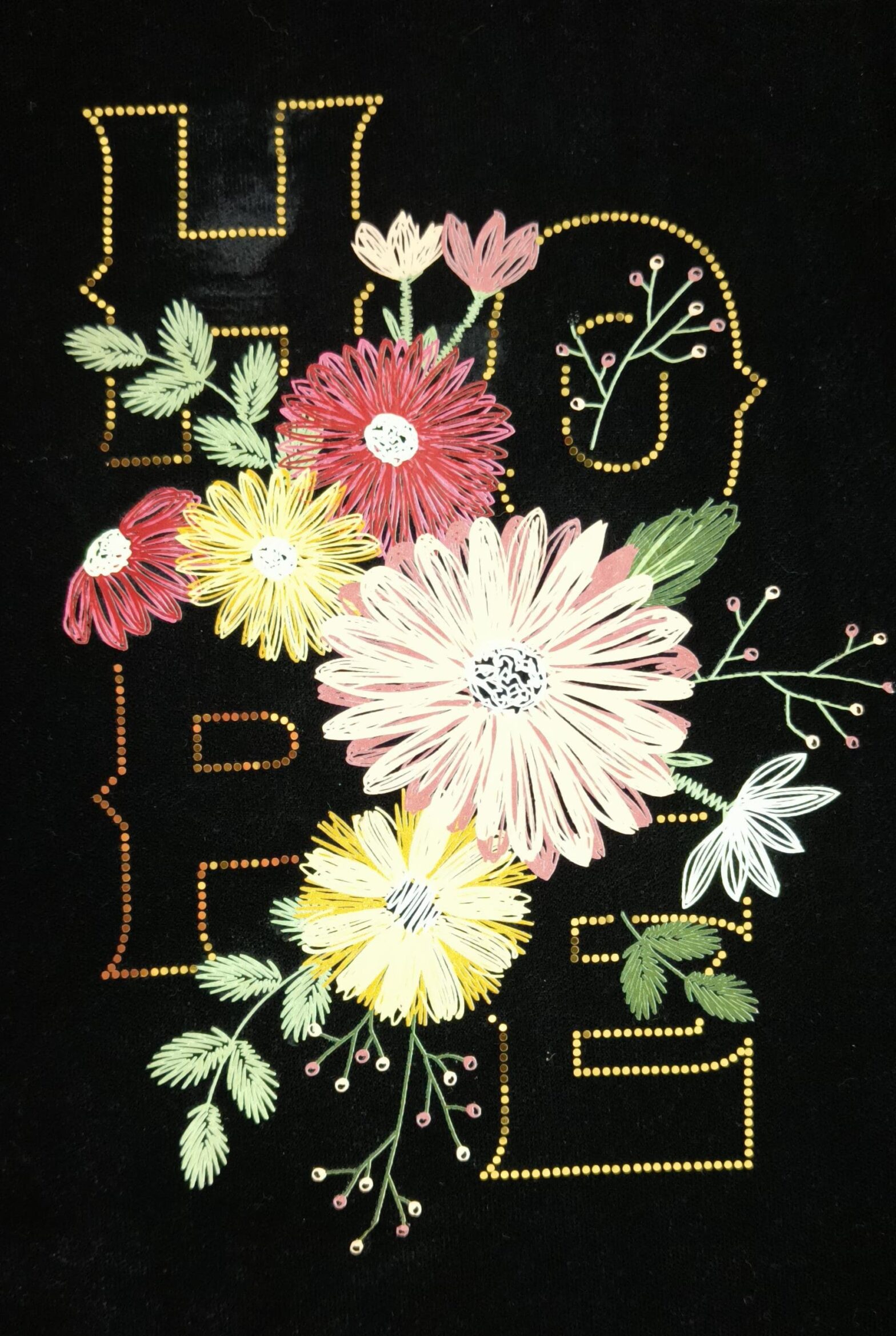 Spangle Flower Design