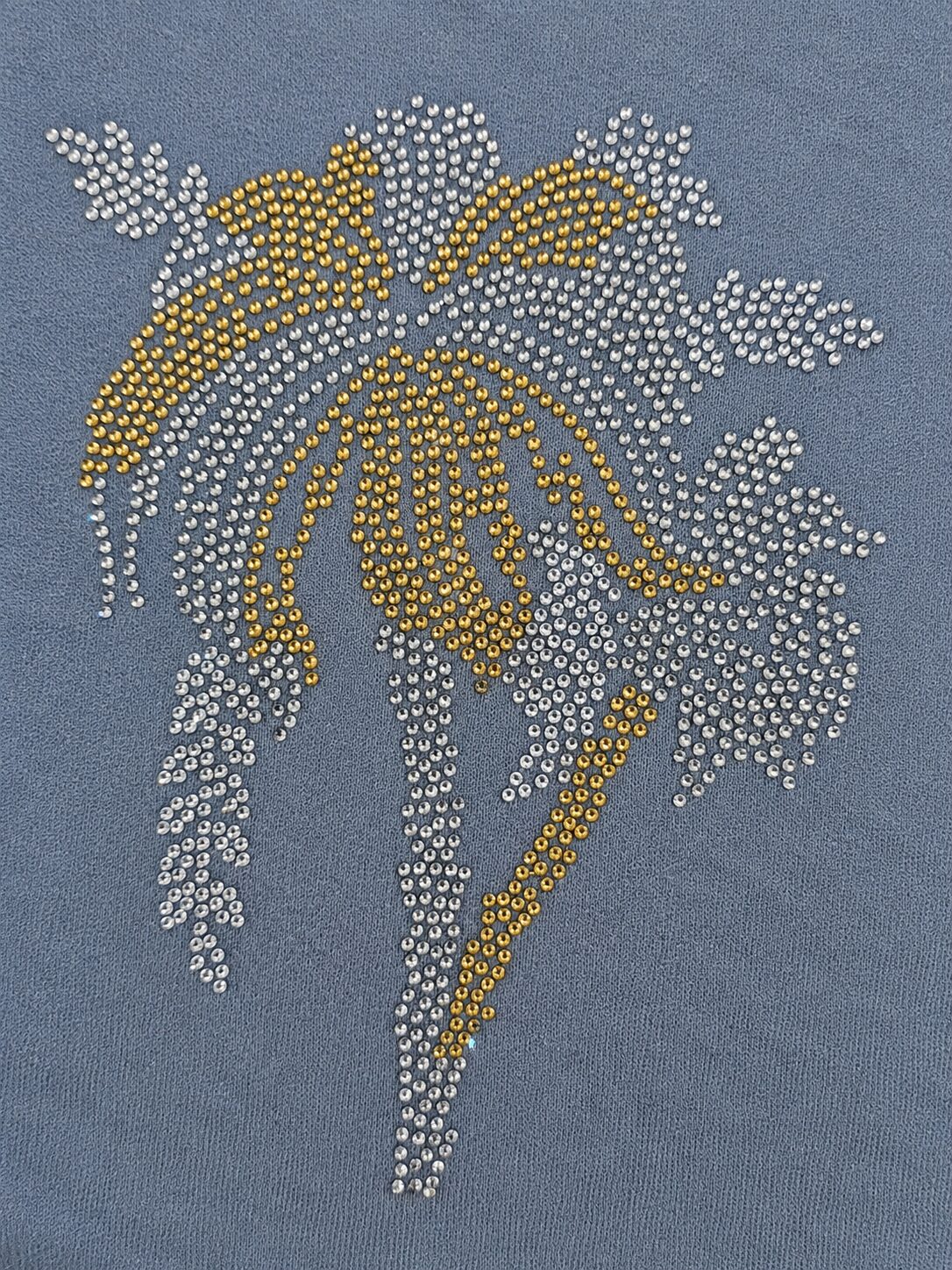 Coconut Tree Rhinestone Design