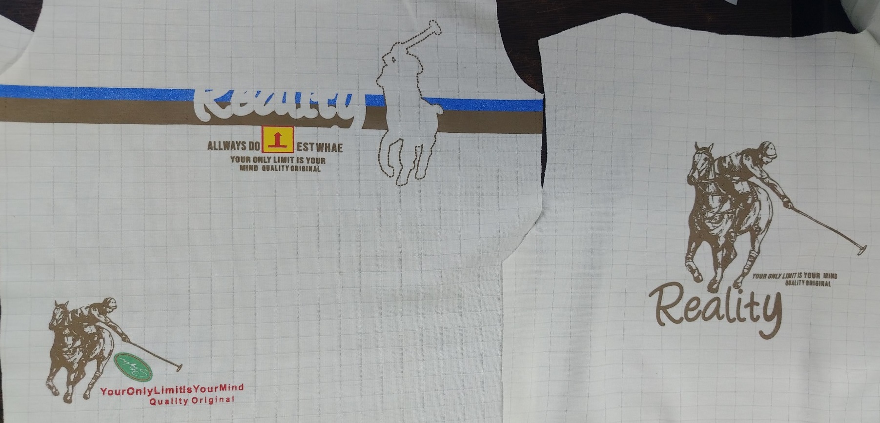 polo game themed screen printing