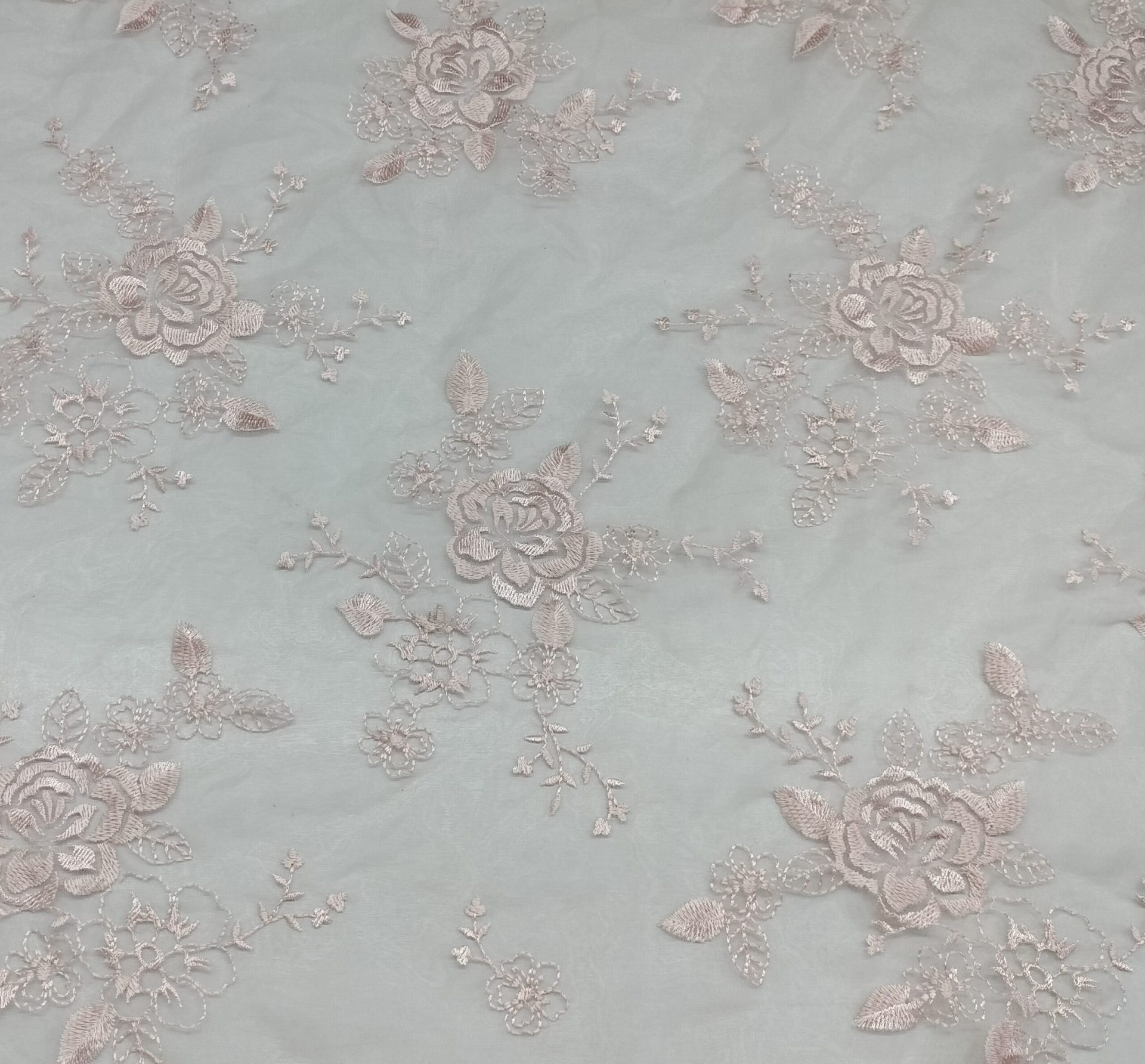 pink colored thread embroidery design