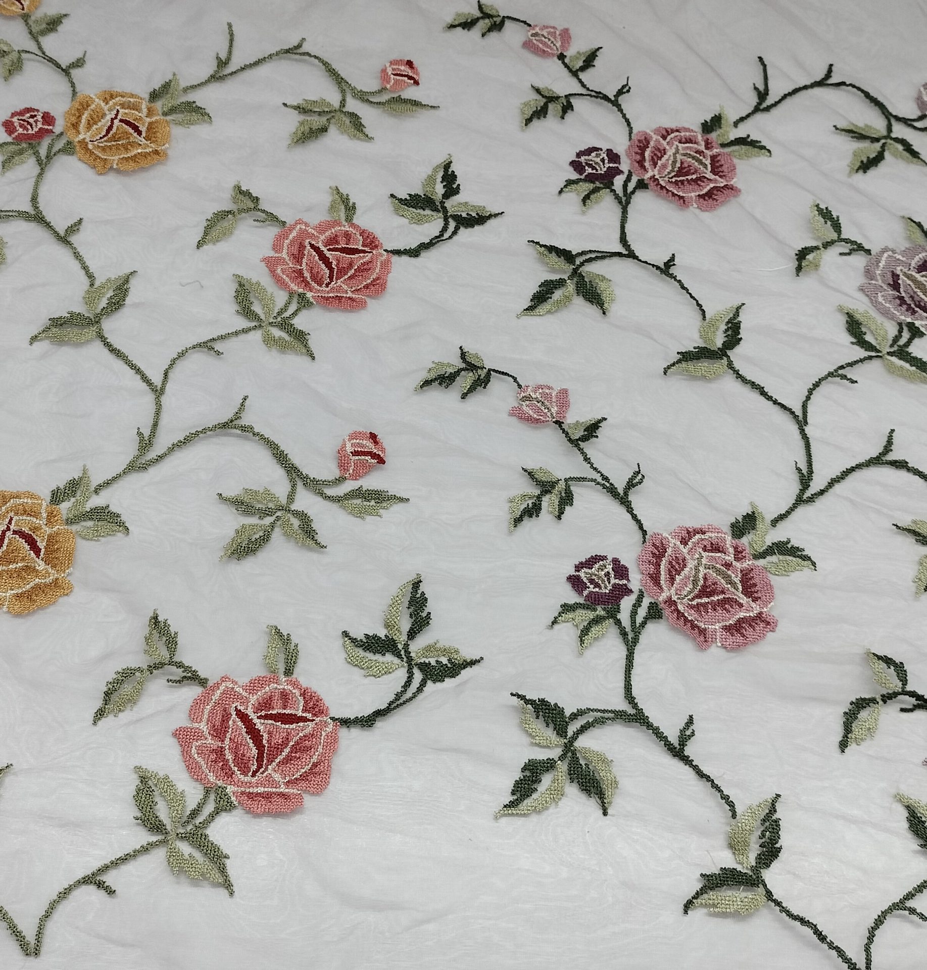 multi colored flower design