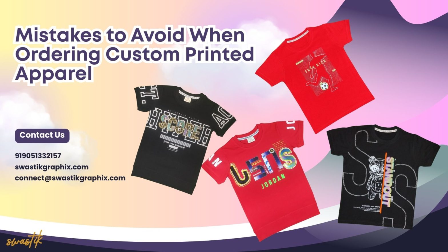 Mistakes to Avoid When Ordering Custom Printed Apparel