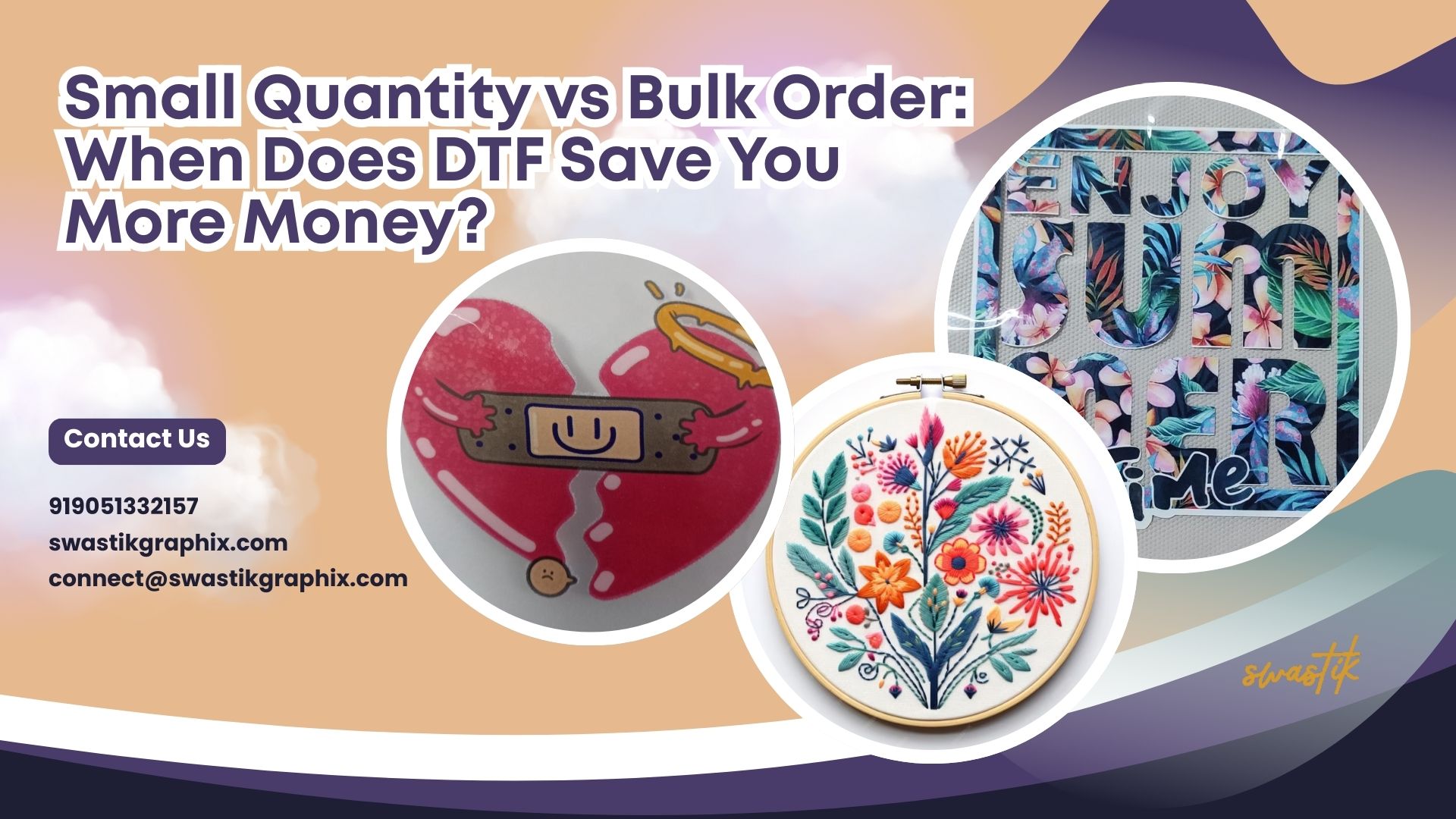 Small Quantity vs Bulk Order: When Does DTF Save You More Money?