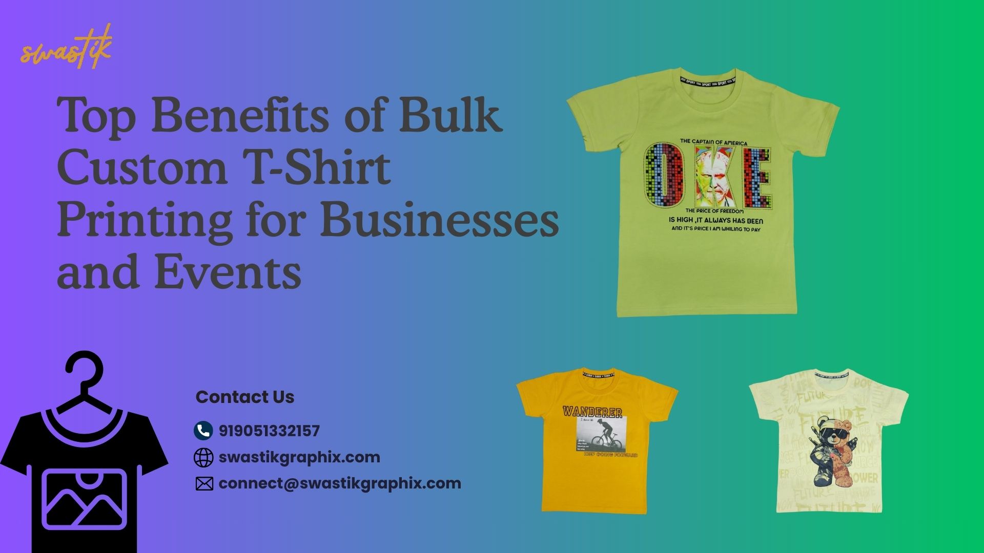 Top Benefits of Bulk Custom T-Shirt Printing for Businesses and Events