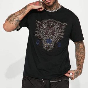 Wolf Rhinestone Design