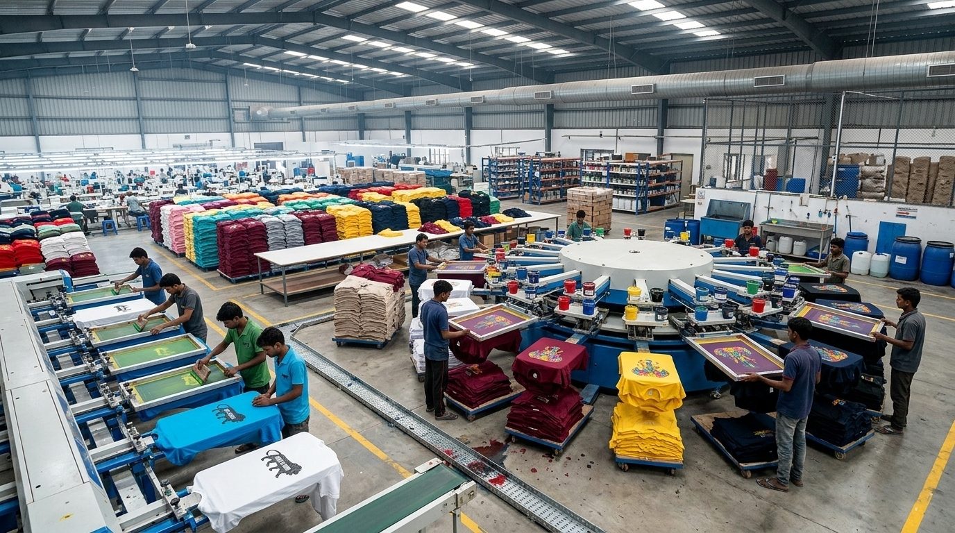 Step-by-Step Screen Printing Process