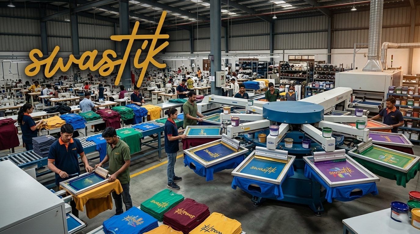 Step-by-Step Screen Printing Process in Our Factory