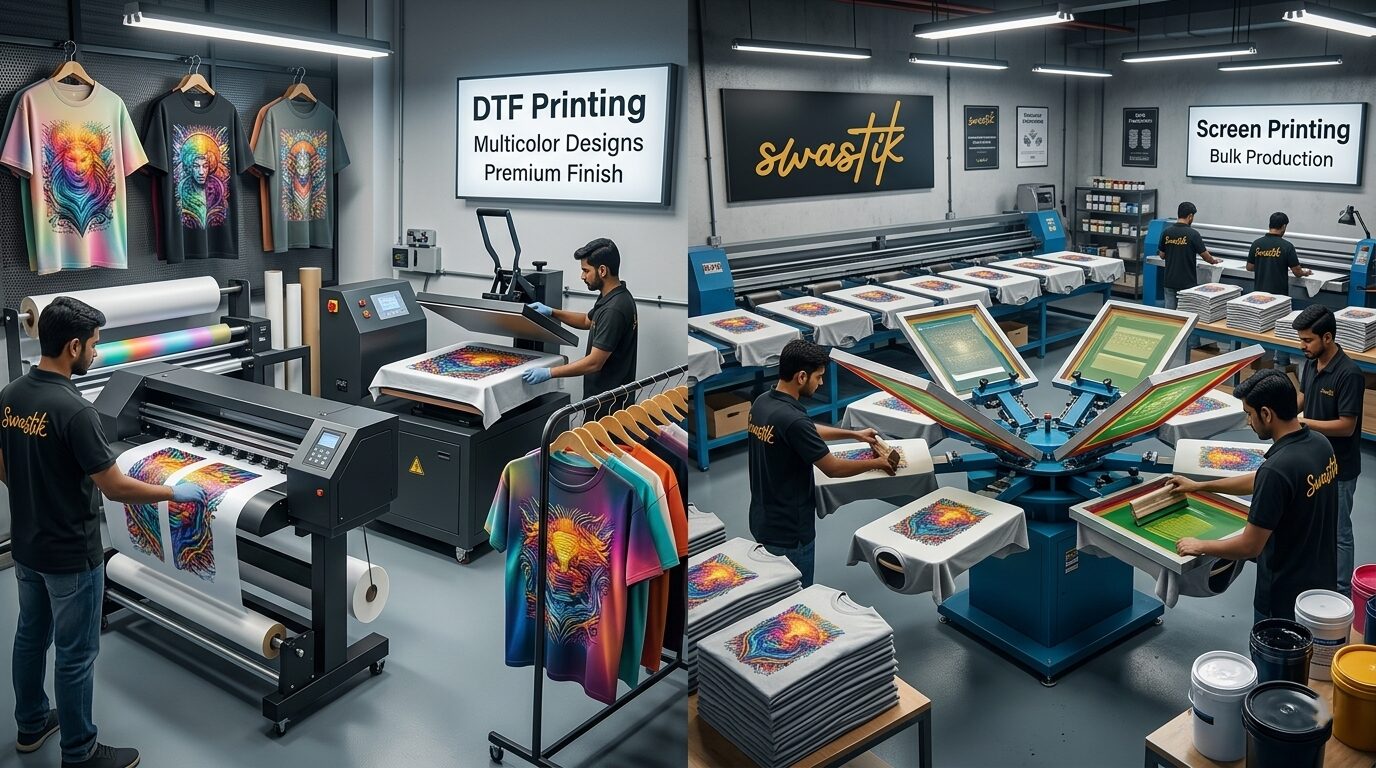 DTF Printing vs Screen Printing