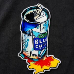 Crushed Soda Can Sublimation Patch