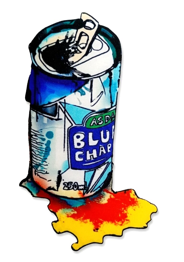 Crushed Soda Can Sublimation Patch