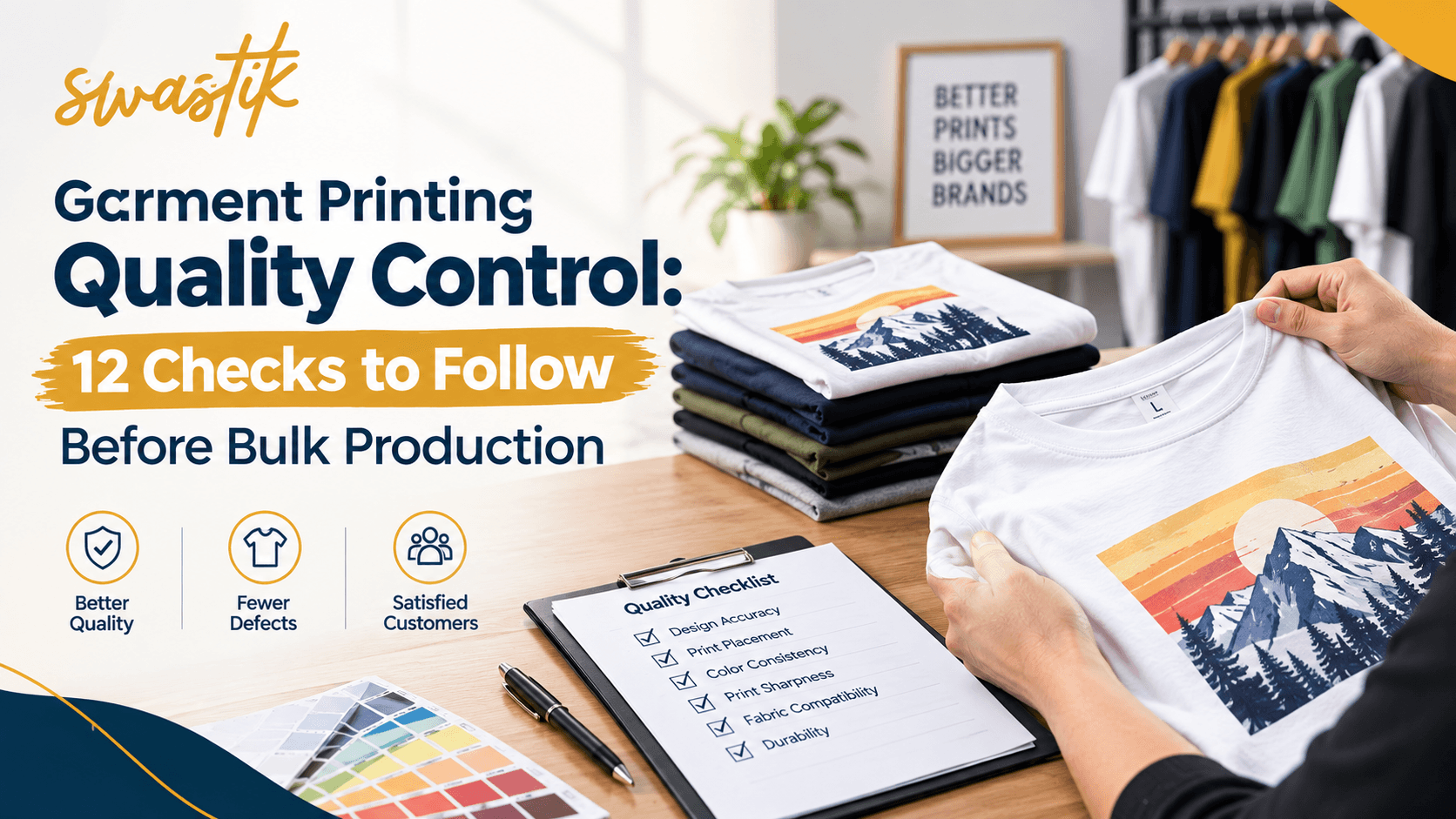 12 Garment Printing Quality Checks Before Bulk Production
