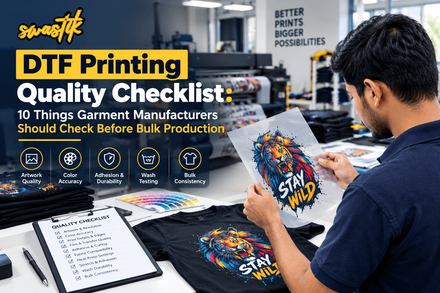 DTF Printing Quality Checklist