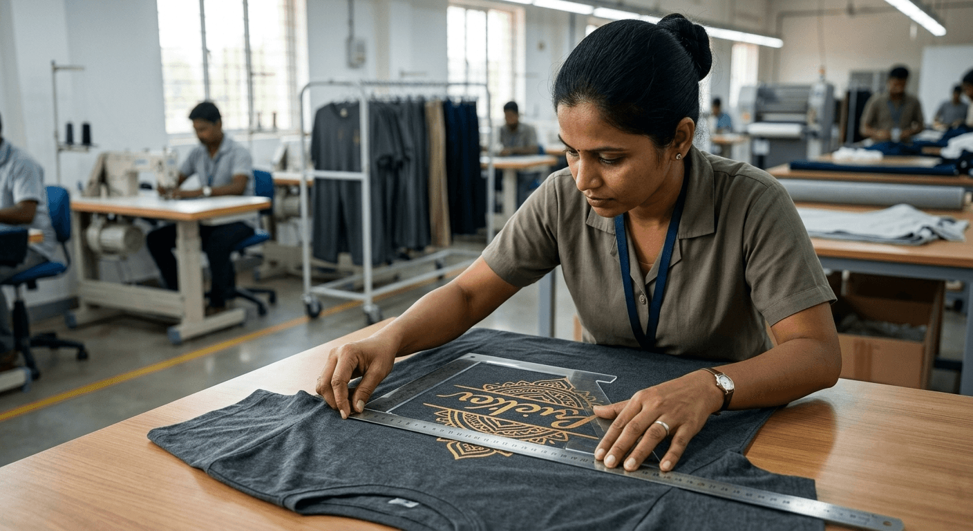 Measuring Print Size on T-Shirt